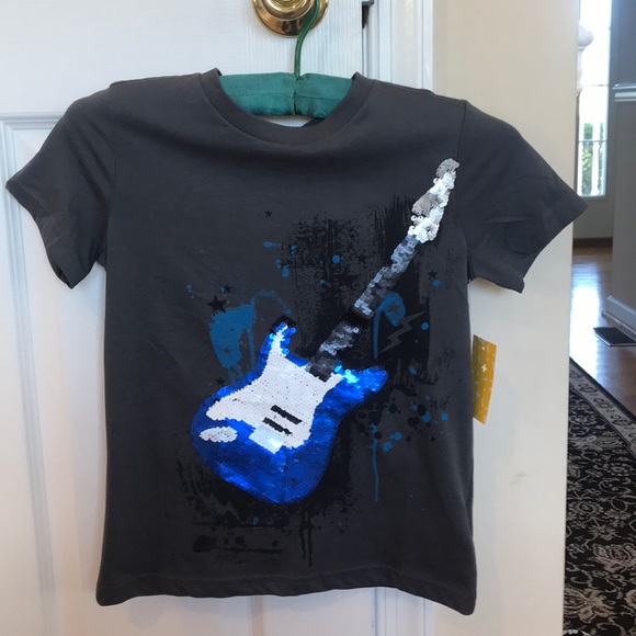 Rumi + Ryder Other - Rumi + Ryder graphic sequin guitar tee